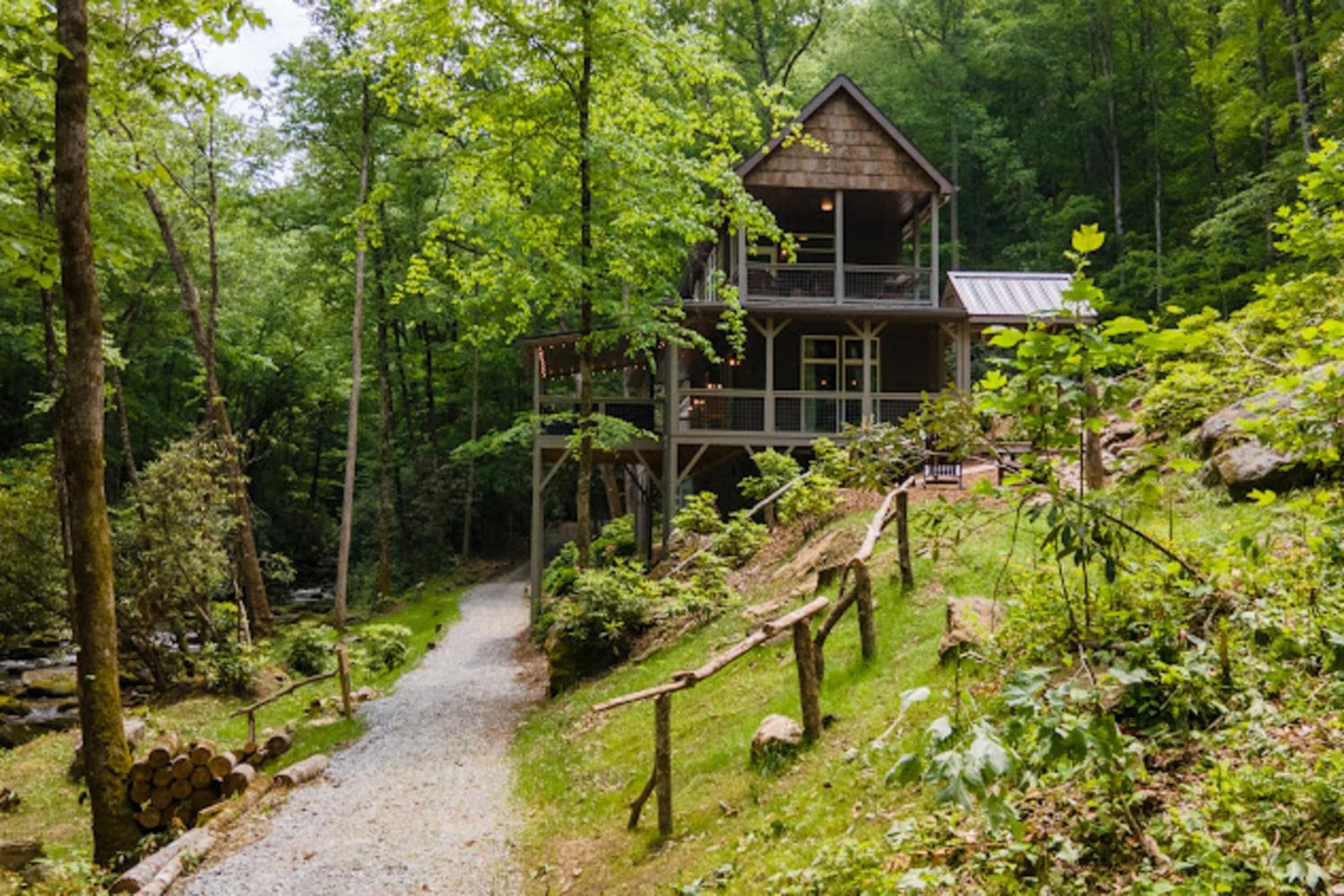 Creel Lodge At Middle Creek Otto Exterior foto